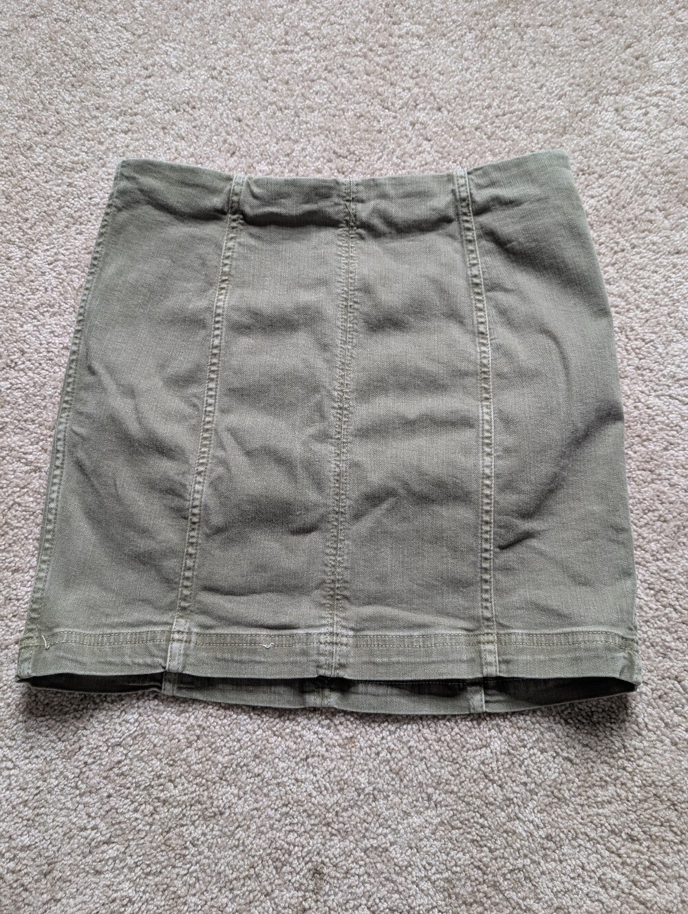 Free People Classic Olive Mini Skirt
